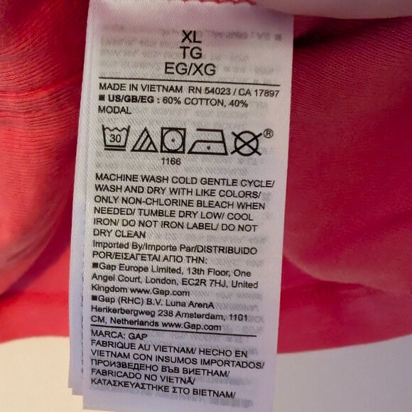 NWT Gap Favorite Puff Sleeve V-Neck T-Shirt XL - Picture 5 of 5